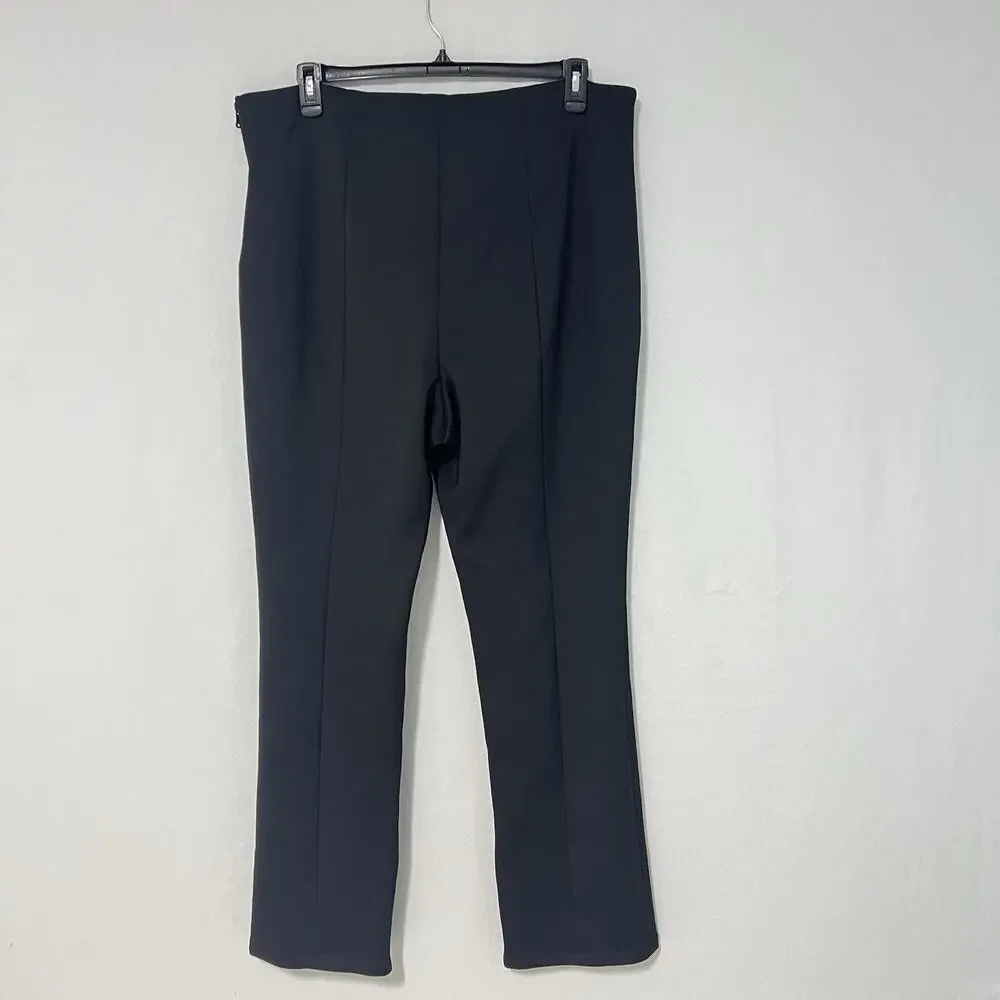 Good American Good Waist Flare Scuba Pants Plus Size 6 US 3XL Stretch Slimming